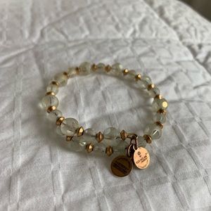 Alex and Ani glass bead wrap bracelet